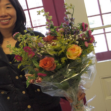 Load image into Gallery viewer, Hand-Tied Sunshine Bouquet (designer's choice floral and colors)